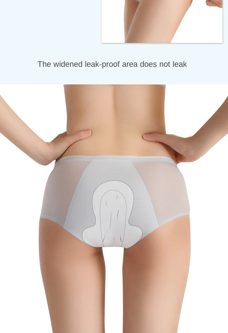 Menstrual Panties for Women Leak Proof Briefs Cotton Lingerie Absorbency Comfortable Physiological Underwear Period Underpants