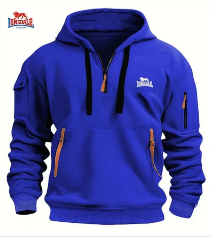 2024 Autumn Winter High Quality Dropped Shoulder Hooded Sweatshirt Men's Women's Plus Size Loose Pullover Fashion Sweatshirt.