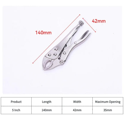 5/7/10 zoll Multifunktionale Einstellbare Metall Gesicht Heavy Duty Locking Zangen Locking Schweißen Klemme Schraubstock Grip Reparatur hand Werkzeuge