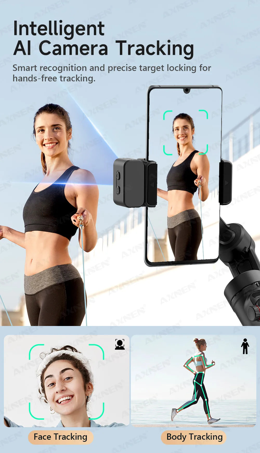 Handheld 3-Axis Gimbal Phone Holder Anti Shake Video Record with Selfie Tripod Stabilizer for Xiaomi iPhone Cellphone Smartphone.