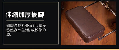 Business Leder Büro Computer Stuhl Liege Verstellbare Rückenlehne Executive Rotierenden Stuhl Massage Computer Büro Möbel