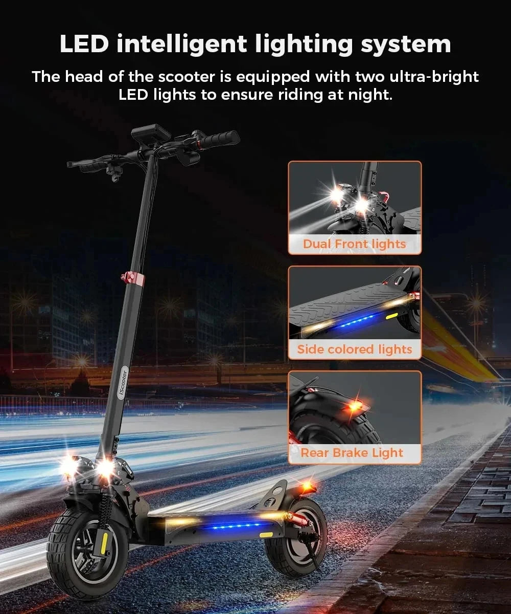 iScooter ix4 Foldable Adult Electric Scooter E-Scooter 45 KM/H Electric Kick Scooter 800W Skateboards 48V 15Ah Kickboard.