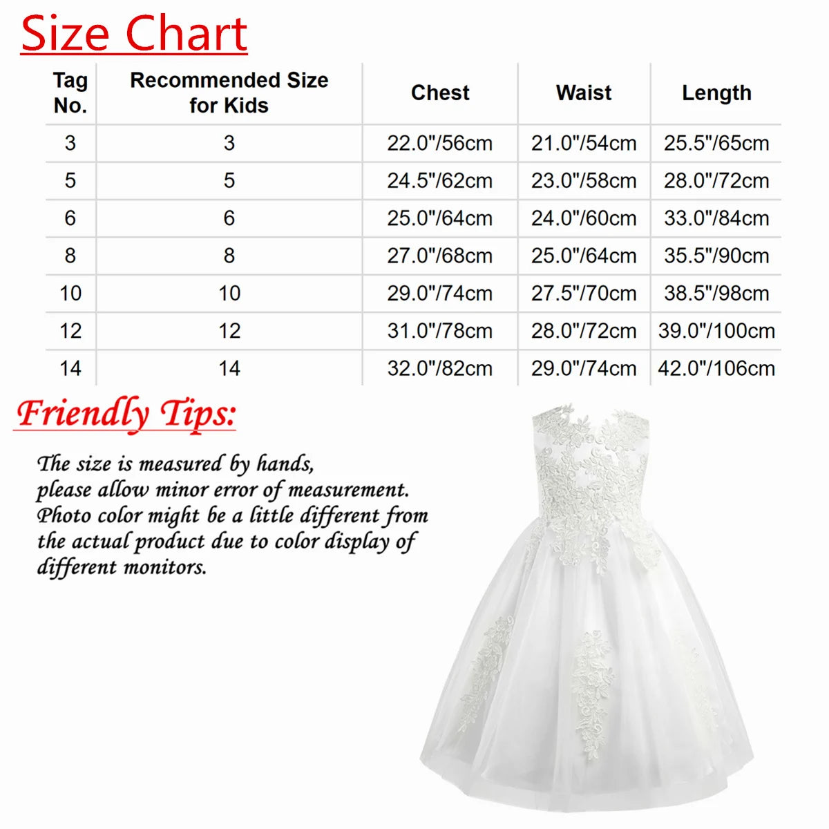 Blumenmädchenkleid mit floraler Spitze für Kinder, bestickt, für Hochzeit, Festzug, Brautjungfernkleid, ärmellos, Taufe, Kommunion, Ballkleid.