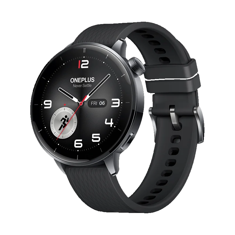 OnePlus Watch 3 43mm Smartwatch 1.32 inches AMOLED  Display Snapdragon W5 Gen 1,7 days Battery Bluetooth 5.2 NFC Google Wallet,SpO2,Sleep Blood Oxygen,Heart rate tracking,100+ original watch faces and Google play