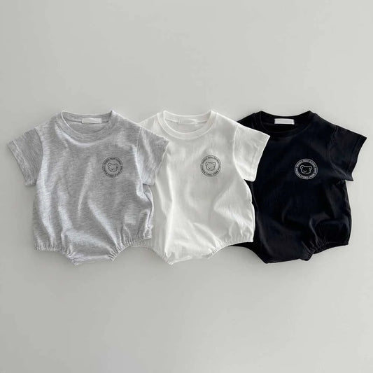 0-2Y Sommer Baby Body Niedlichen Cartoon Gedruckt Einteiliges für Kleinkinder Mädchen und Jungen Baby Kleidung Kleinkind Kurzarm Overall