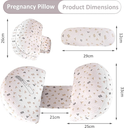 Wedge Pregnancy Pillow for Sleeping 2024 Adjustable Comfort Full Body Pillow Support Pillow for Pregnant Maternity Body Pillow.