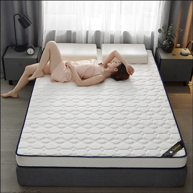 Latexmatratzen für zu Hause, Tatami-Matten, gepolstert zur Miete, dünne Polster für Einzel- und Doppel-Studentenwohnheime, verdickt