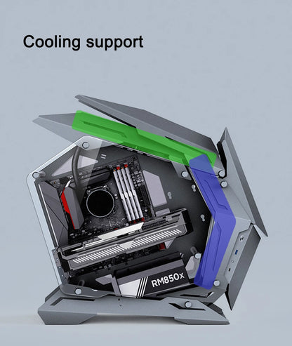 Jonsbo MOD3 MINI E-sports Case MATX/ITX Computer Game Chassis 5V ARGB Lamp Effect ATX PSII Power Support Special-shaped Chassis.