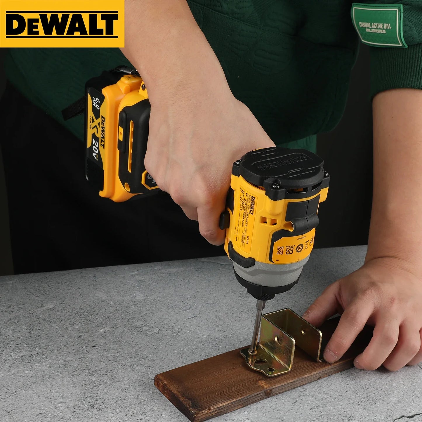 DeWalt DCF850 Bürstenloser 20-V-Lithium-Ionen-Schraubendreher, Bohrer und Auto-Reparatur-Elektrowerkzeug