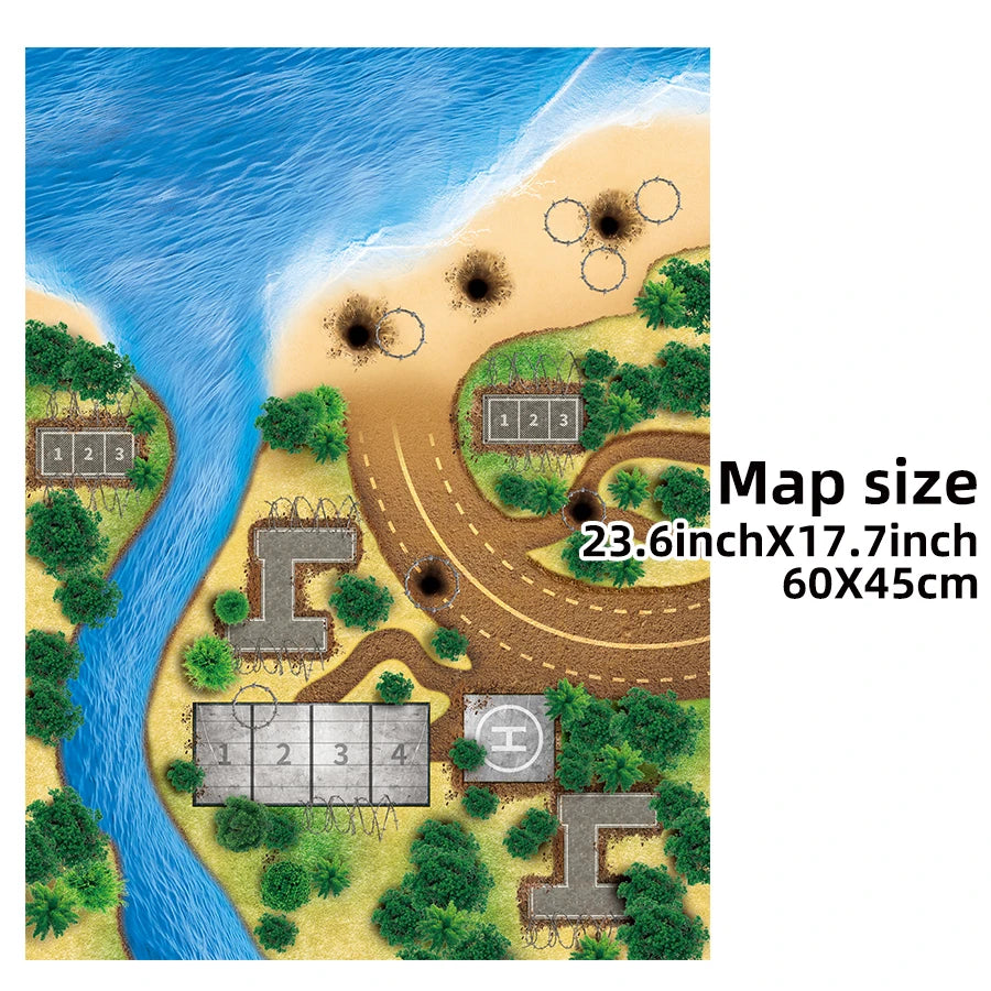 Navy and Army Marine Aircraft Carrier Fighter Military Model Land Armored Vehicle Tank Helicopter Toy Children's Boy Toy.