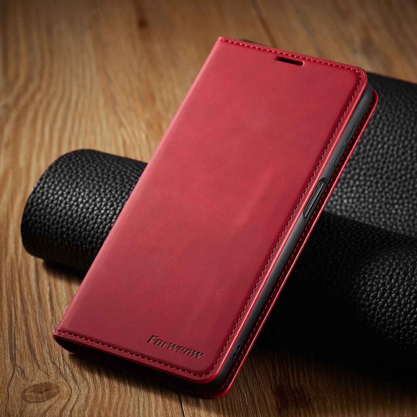 Leather Flip Phone Case For Xiaomi Redmi Note 12S 11S 10S 9S 12 11 10 12 8 7 Pro Plus 5G 12C 10C 10A 9A 9C Card Wallet Cover