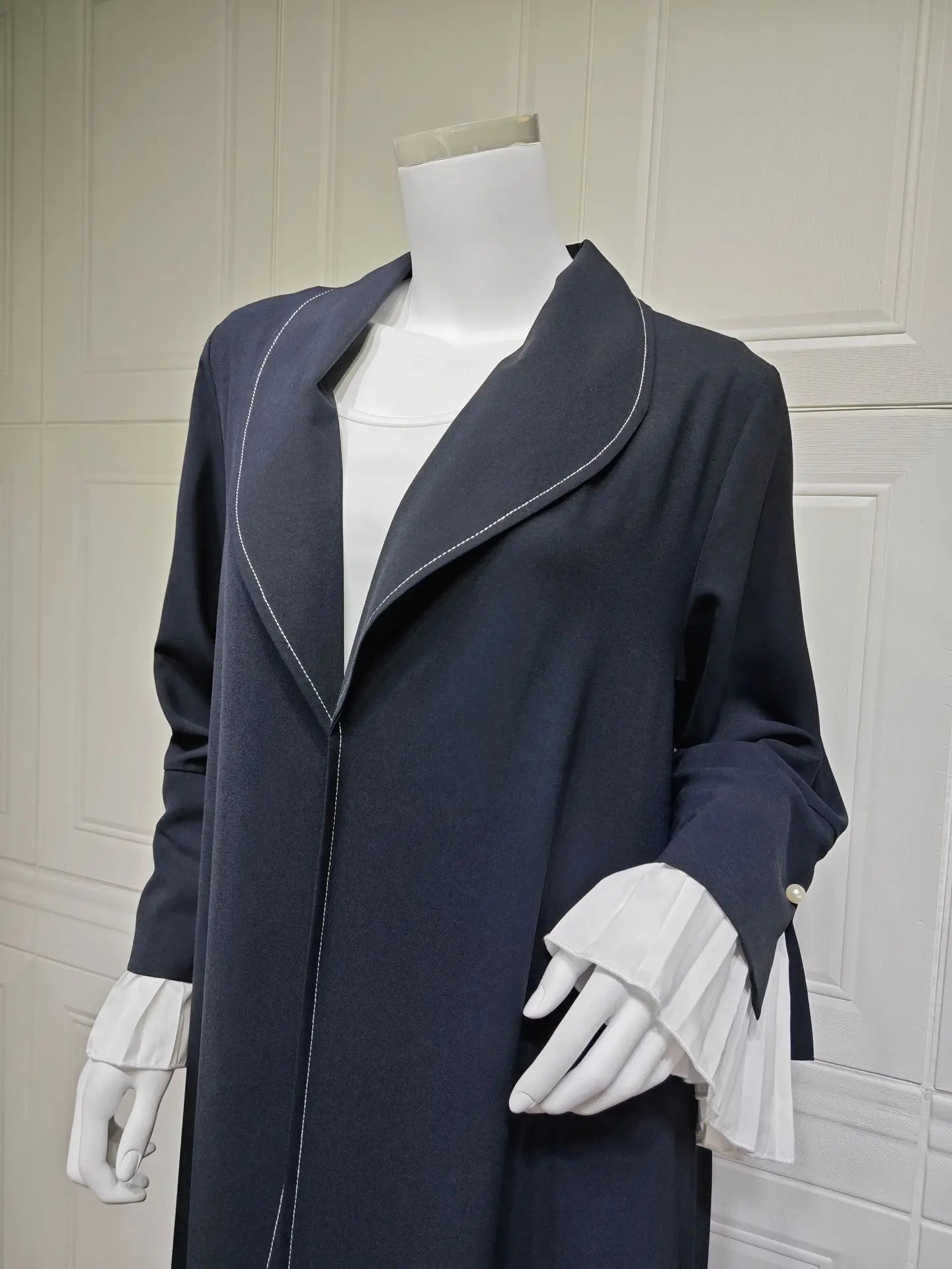 Eid Djellaba Ramadan Muslim Women Maxi Dress Dubai Open Abaya Kimono Cardigan Turkey Kaftan Kebaya Caftan Marocain Femme Robe.