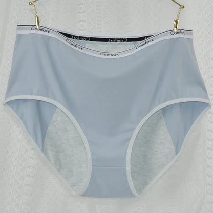 ‌1pc Women's Maternity Menstrual Panties Anti-Side Leakage High Waist Cotton Physiological Period Underwear for Ladies‌ 40-100kg