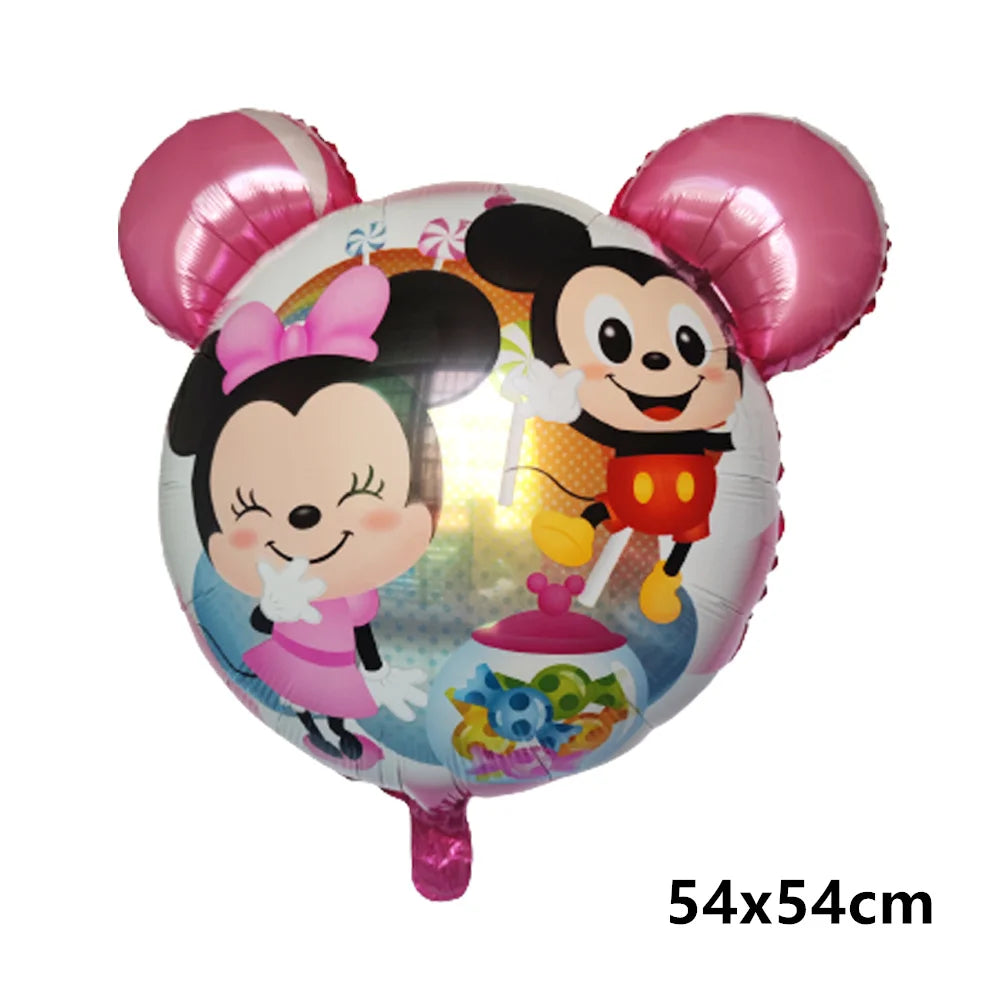 Mickey Minnie Folienballon Mickey Mouse Luftballons Minnie Geburtstag Party Dekor Kinderspielzeug Babyparty Ball Kinder Cartoon Geschenk.