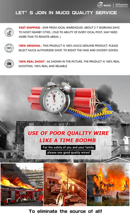 RV PVC Copper wire Flexible wire Soft Black Red Electric cable Auto led Speaker Audio Power Car Wiring 1 2 4 6 8 10 12 14 AWG.