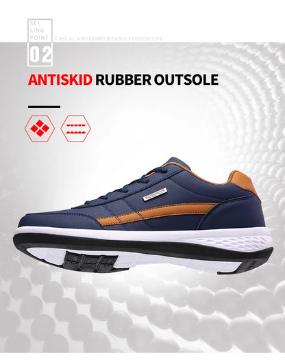 Pu Leder Männer Schuhe Turnschuhe Trend Casual Atmungsaktive Freizeit Männlichen Turnschuhe Nicht-Slip Schuhe Vulkanisierte Schuhe Tenis Masculino