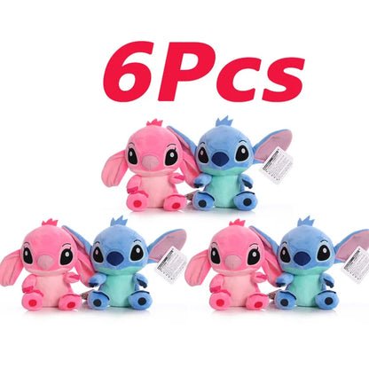 20cm Original Plush Stitch Baby Movie Cartoon Model Doll Children Action Figures Stuffed Toys Pendant Gifts.