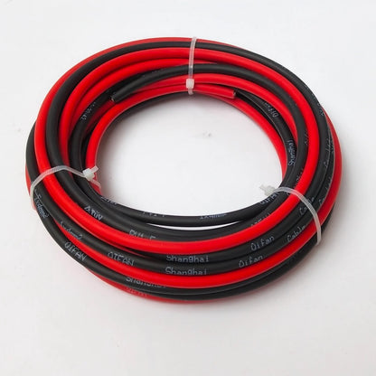 10AWG 30M 50M 100M 6MM 4MM Solar Cable Black or Red PV Cable High Copper.