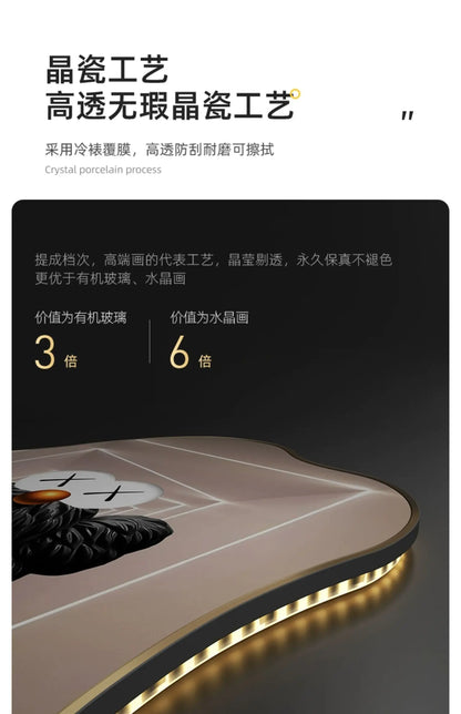 Stille Led Wanduhren Kunst Wandbild Große Innen Wohnzimmer Luxus Wand Uhr Ästhetische Orologio Da Parete Hause Dekoration