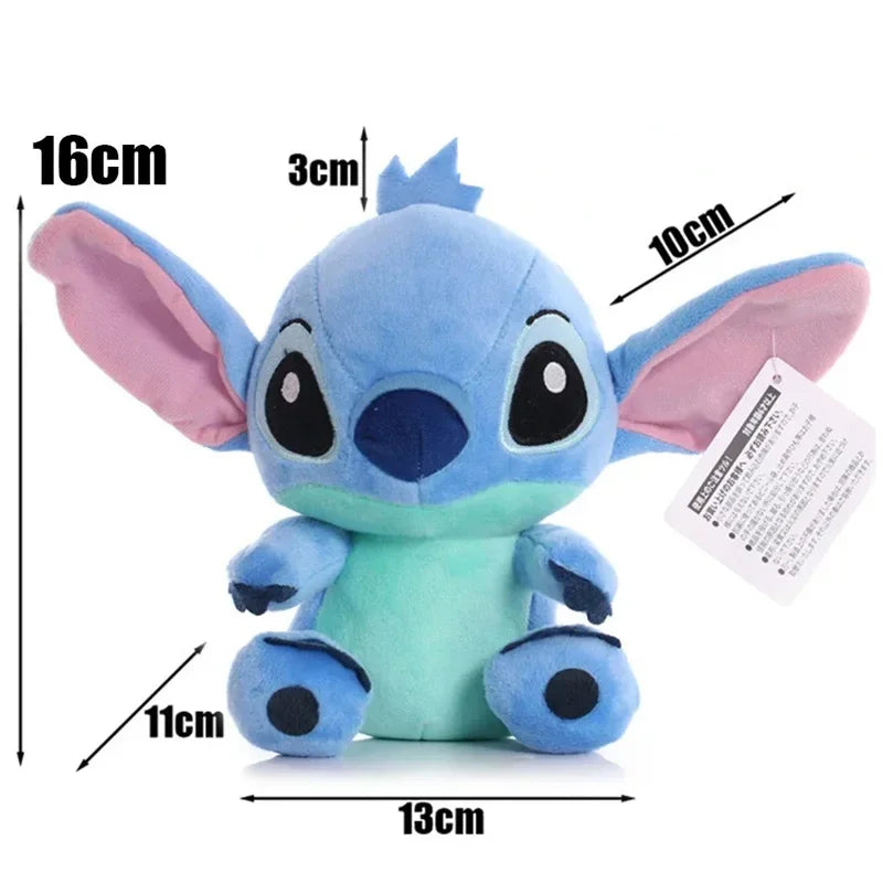 20cm Original Plush Stitch Baby Movie Cartoon Model Doll Children Action Figures Stuffed Toys Pendant Gifts.