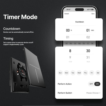MOES Tuya ZigBee Star Feather Schalter US Smart Air Touch mit neutraler Lichtszene 2in1 APP-Fernbedienung mit Alexa Google Home.