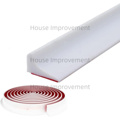 Küchenschwelle, Wasserdamm, selbstklebend, Silikon, wasserdichte Barriere, Badezimmer, Dusche, Wasserstopper, Schutz für trockene und nasse Trennung