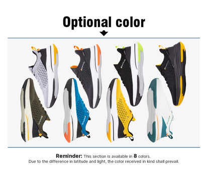 Baasploa New Running Shoes Men's Casual Lightweight Designer Mesh Sneakers Male Outdoor Breathable Lace-Up Sports Walking Shoes.