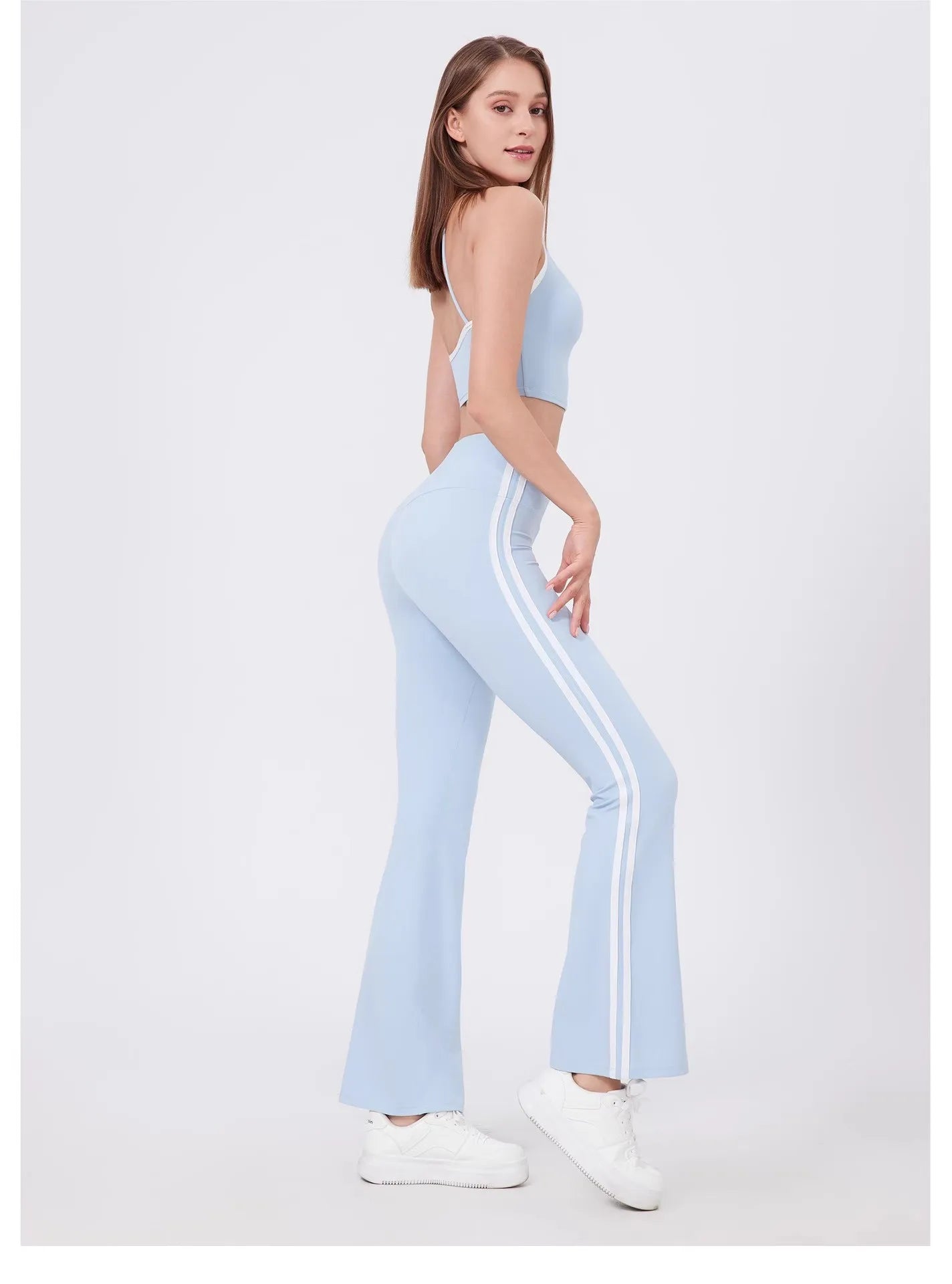 Women's High Waist Yoga Pants Flared Sport Leggings Workout Flared Leggings Casual Wear Comfortable Activewear Gym Leggings.