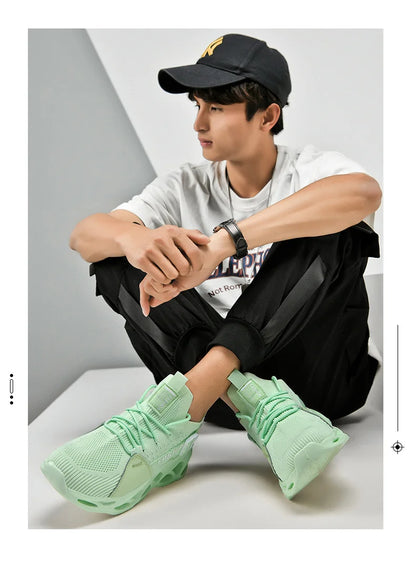 Men Shoes Breathable Fashion Mesh Running Shoes Man High Quality Unisex Light Tennis Baskets Athletic 2023 Sneakers for Men