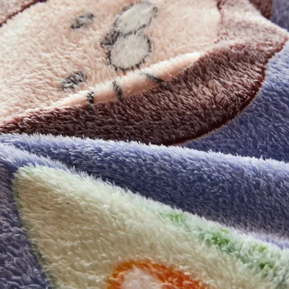 Winter Thicken Blanket Quilt Lamb Wool Double Layer Thick Warm Blanket 150/180/200 Comforter Throw Blankets for Beds Bedding 이불