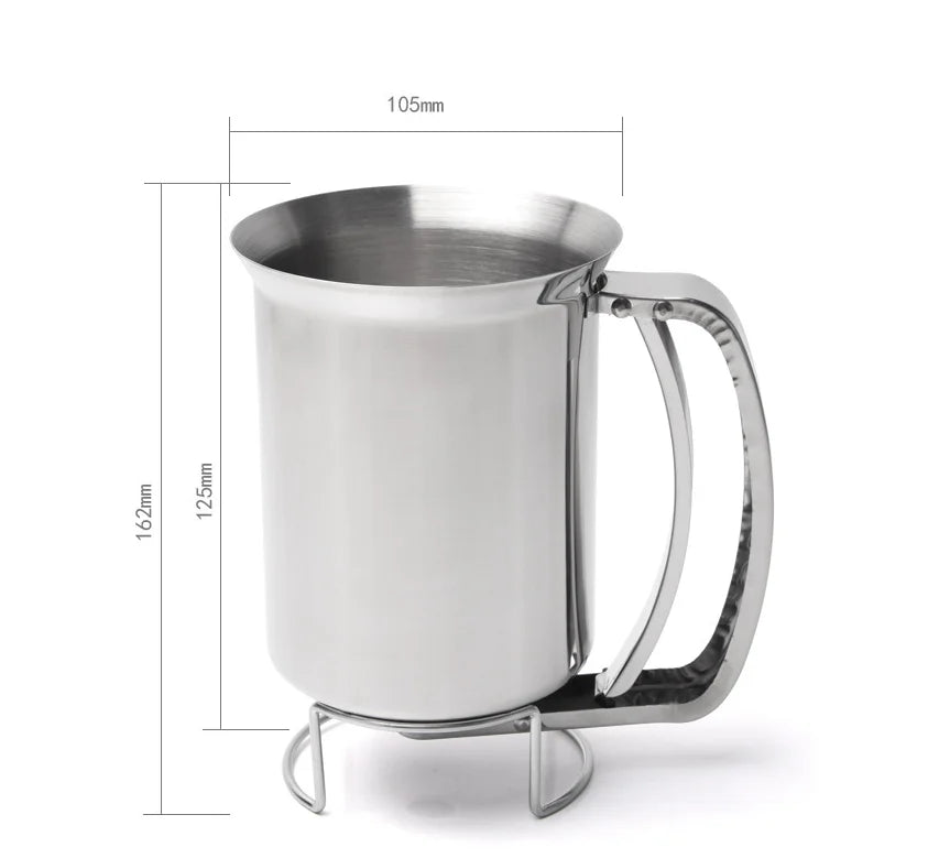 900ml Batter Flour Paste Dispenser For Cupcake Cookie Cake Muffins Measuring Cup Cream Speratator Pancake Batter Dispensers