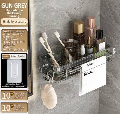 Yun jie ya Free Punch Bad Lager regal Kleiderbügel WC Eck regal Veranstalter Wand Dusch regal Wohn accessoires