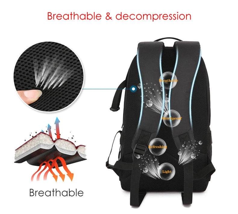 JINNUOLANG Professional Digital SLR Camera Backpack Large Photography Bag Tripod Holder Waterproof Rain Cover Outdoor Hiking.