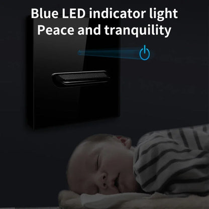 Glasscheibe Wand schalter LED europäische 16a Steckdose Retro Kippschalter eu uk Standard 2-Wege-Buchse 1-4gang USB Home Dekoration.