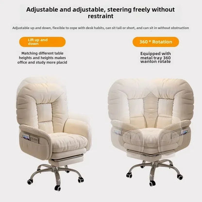 Heimcomputerstuhl, bequem, sitzend, Arbeitszimmer, Büro, Schlafsaal, Schlafzimmer, faules drehbares Sofa