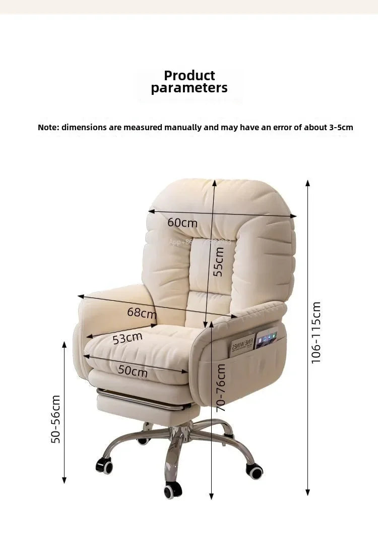 Heimcomputerstuhl, bequem, sitzend, Arbeitszimmer, Büro, Schlafsaal, Schlafzimmer, faules drehbares Sofa