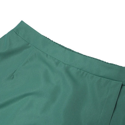 ZANZEA Women Summer Sports Shorts Korean Fashion Culottes 2025 Solid Casual Culotte Pant Elastic High Waist Shorts Streetwear.