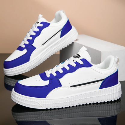 YRZL Leather Sports Women Casual Shoes Lightweight Running Shoes Platform White Sneakers Men Outdoor Breathable Sport Shoes.