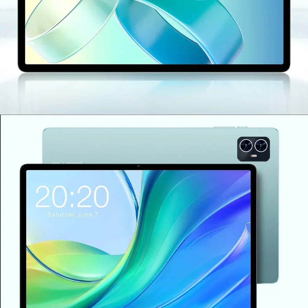 Teclast M50 Tablet 6GB RAM 128GB ROM Unisoc T606 Octa-core 10.1inch TDDI Android 14 WiFi BT5.0 6000mAh Type-C Tablet Case.