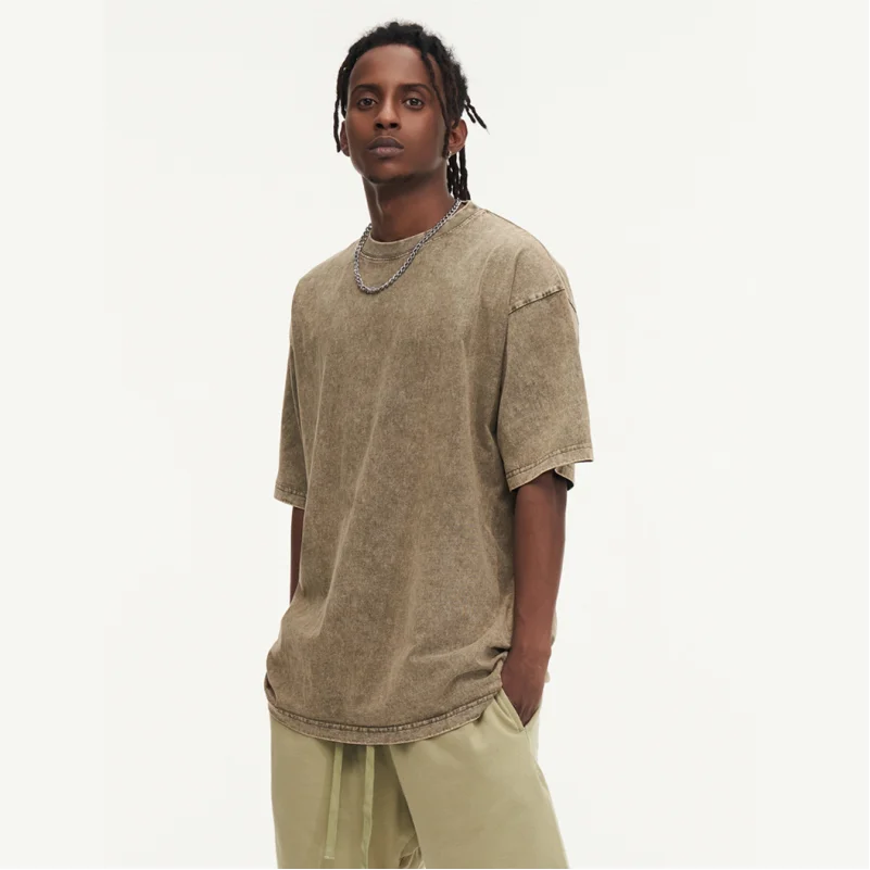 100% Cotton T-shirt Custom Logo Street Trend Short Sleeve T-shirt Embroidery Design European American Size Tops Printing Pattern.