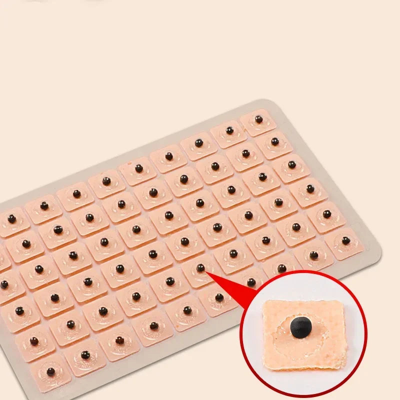 600Pcs Cowherb Seed Ear Stickers Auriculotherapy Acupuncture Massage Therapy Dredge Body Meridians Improve Vision Treat Insomnia.