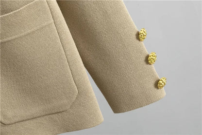 2 Piece Sets Muslim Ensemble Knitting Outfits Women Cardigan Sweater Buttons Pockets Knit Wide Leg Pants Suit Casual Knitwear.