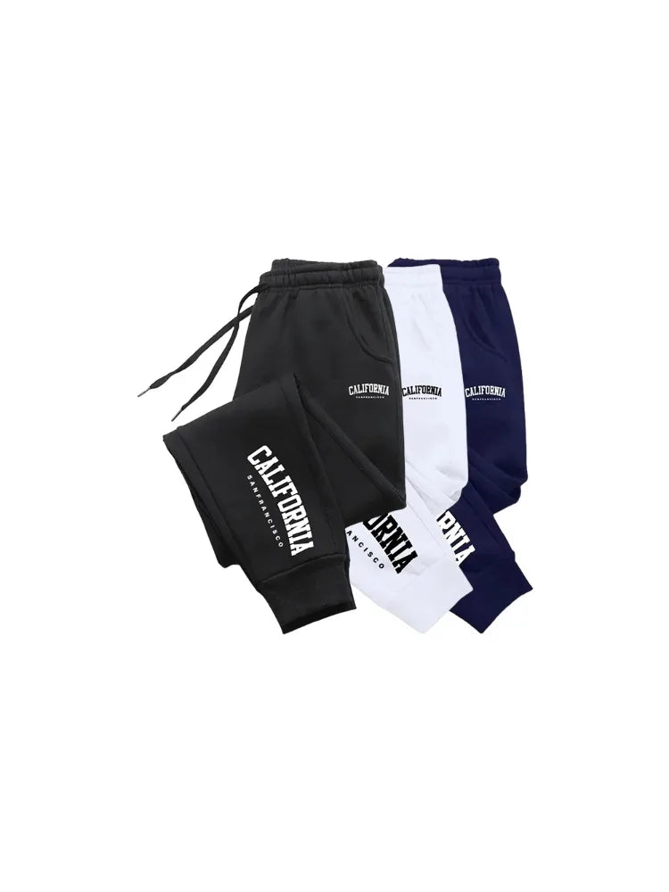 Jogging Sports Men's Pants Daily Sweatpants Casual Versatile Fashion Men's Clothing Warm Jogging Pants Male Outdoor Sweatpants.