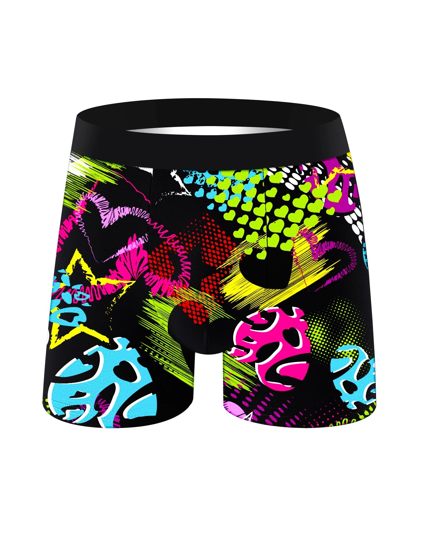 10 Stück Herren-Unterwäsche, weich, bequem, locker, hautfreundlich, lange Boxershorts für Herren, trendige, farbenfrohe, modische Herrenhosen