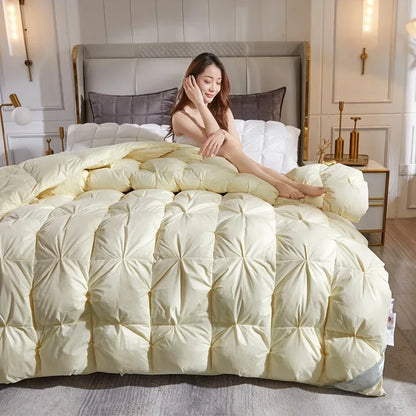 Down duvet 95 white goose down five-star hotel warm double single duvet core goose down duvet