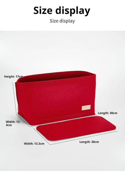 Purse Organizer Insert for Handbags, Felt Bag Organizer for Tote & Purse, Tote Bag Organizer Insert, for lv neverfull.
