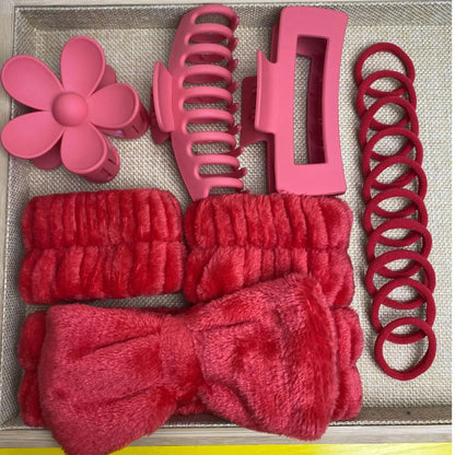 Matte Butterfly Knot Hair Ties Women's Hair Accessories Elastic Hair Bands Floral Hair Clips Autumn Winter New Style Hair Access.