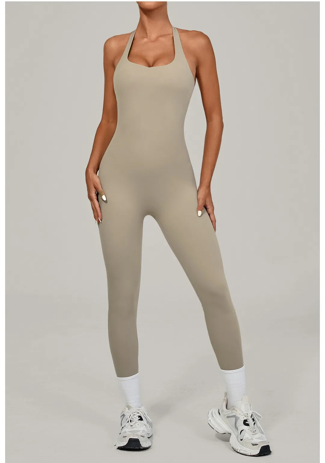 Yoga Jumpsuit Sports Fitness Peach Hip Halter Neck Backless Pants Bodysuit Outdoor Dance Jumpsuit Tight Yoga Wear for Women