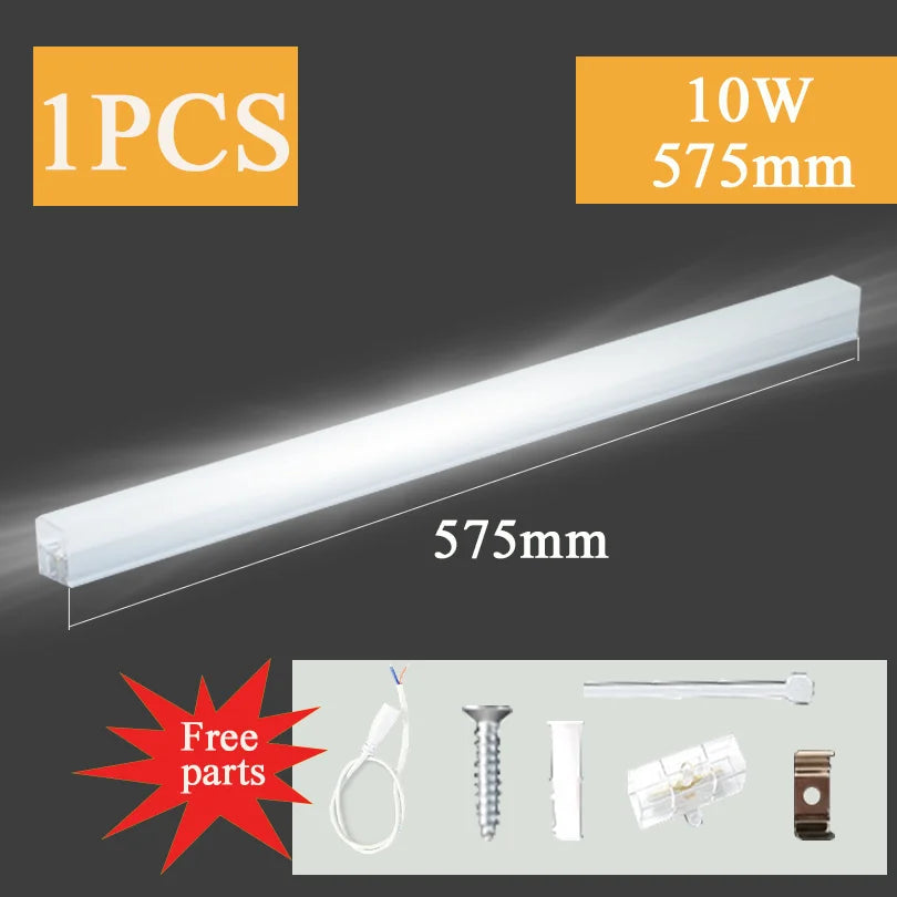 Led tube light 220v 110v T5 led Bracket Lamps For Home 8W10W 40cm Bar lights Industrial Commercial Light Fixture Kitchen Study.