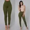 2021 NEW HOT SALE Women Denim Skinny Jeggings Pants High Waist Stretch Jeans Pure Color Slim Pencil Trousers боди женское.
